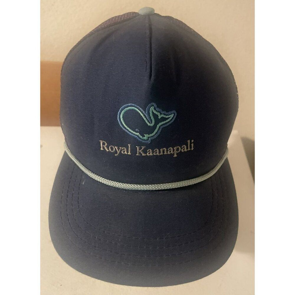 Vintage Royal Kaanapali Whale Hawaii Golf Hat Trucker Adjustable